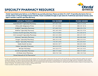 Thumbnail image of Otezla Specialty Pharmacy List