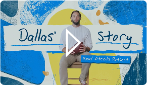 dallas's story on living with mild to moderate plaque psoriasis