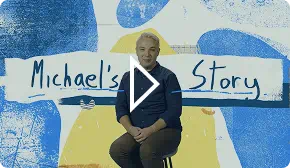 Michael's story on living with mild to moderate plaque psoriasis