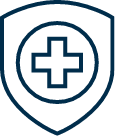 Safety shield icon
